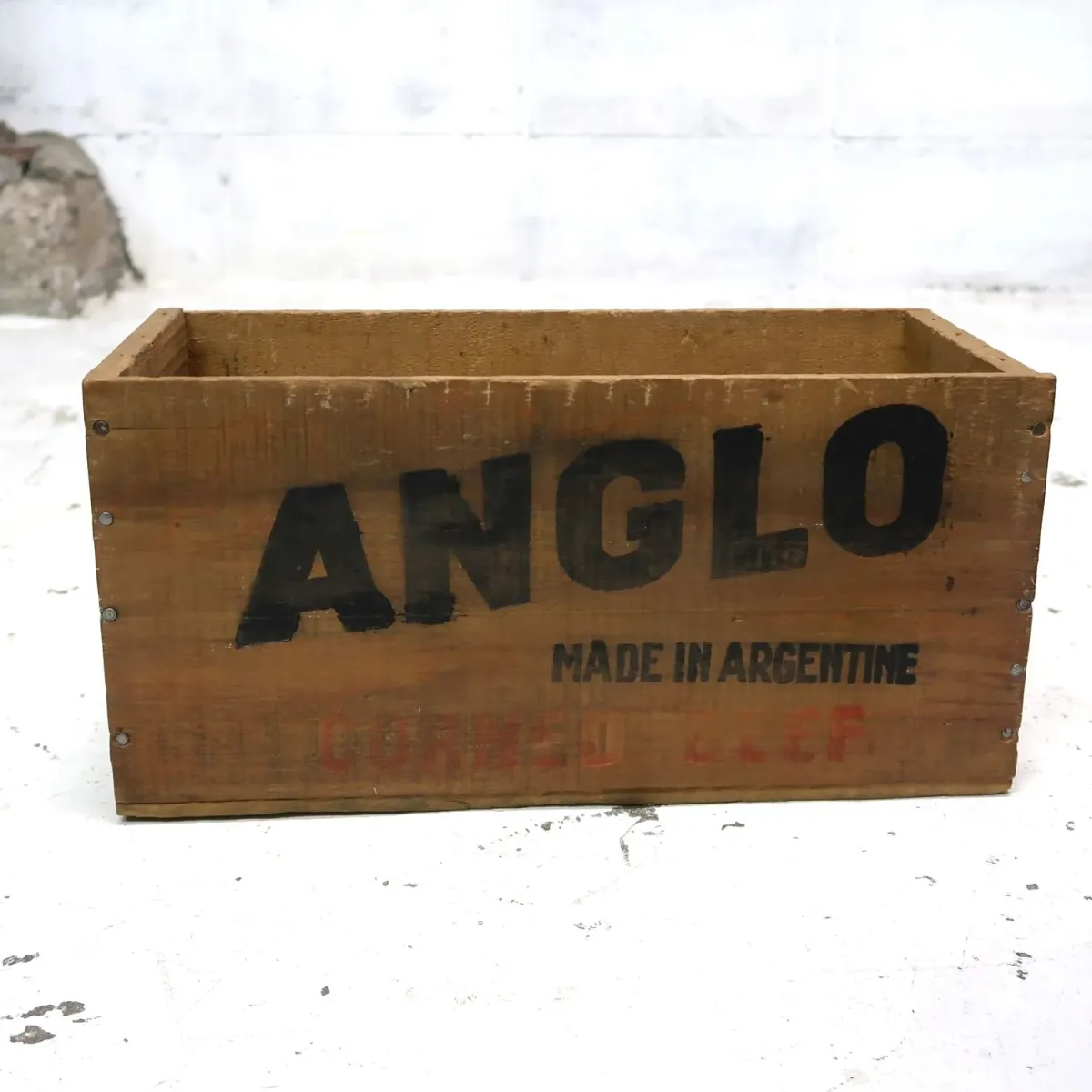 ANGLO ビンテージ ウッドボックス