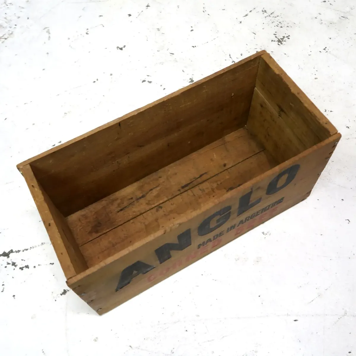 ANGLO ビンテージ ウッドボックス