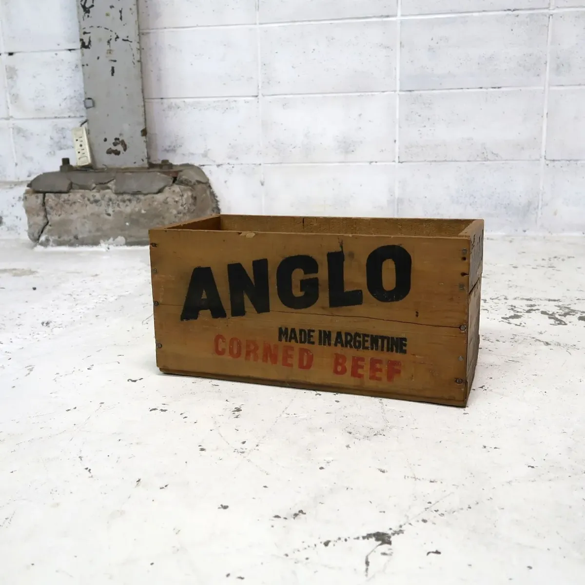 ANGLO ビンテージ ウッドボックス