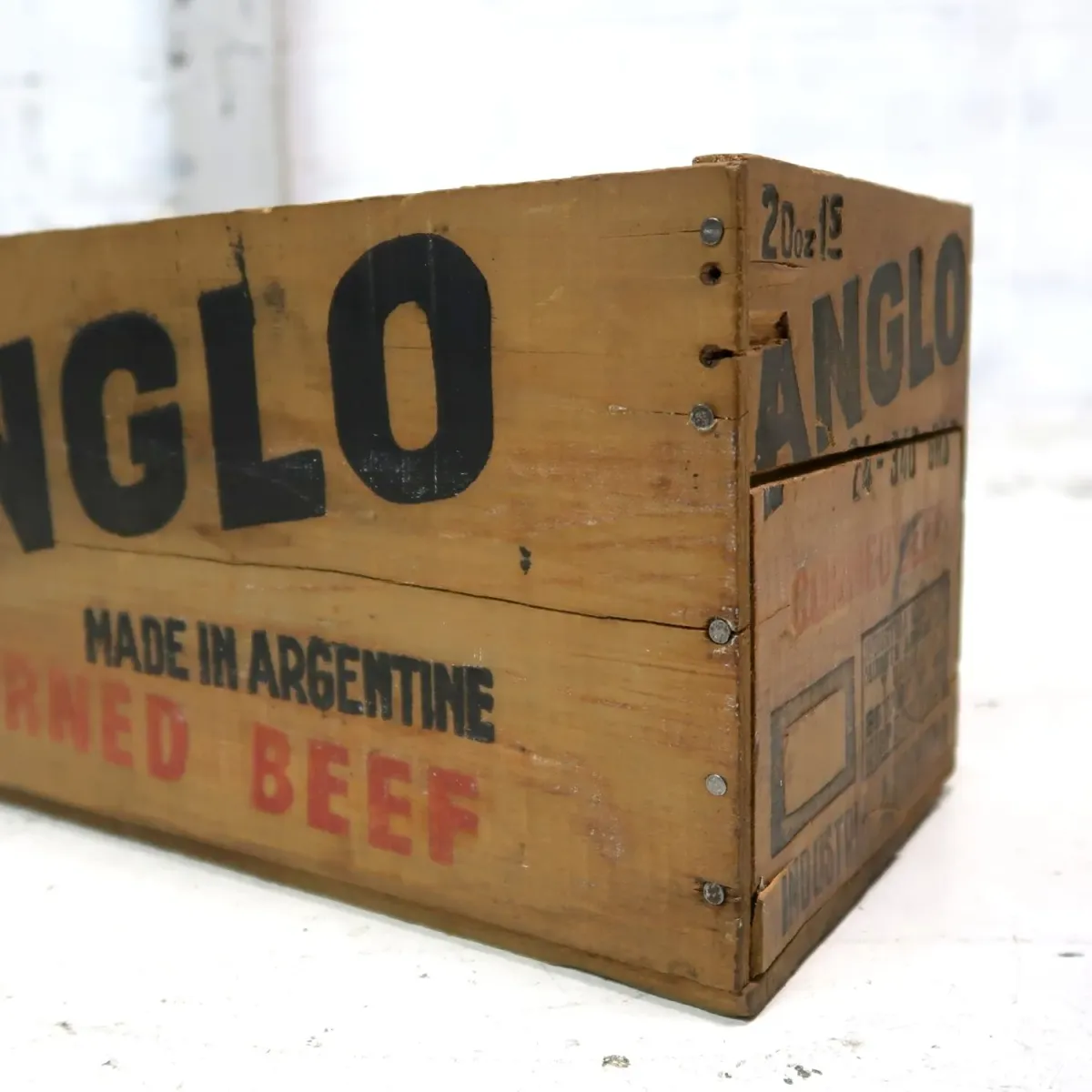 ANGLO ビンテージ ウッドボックス