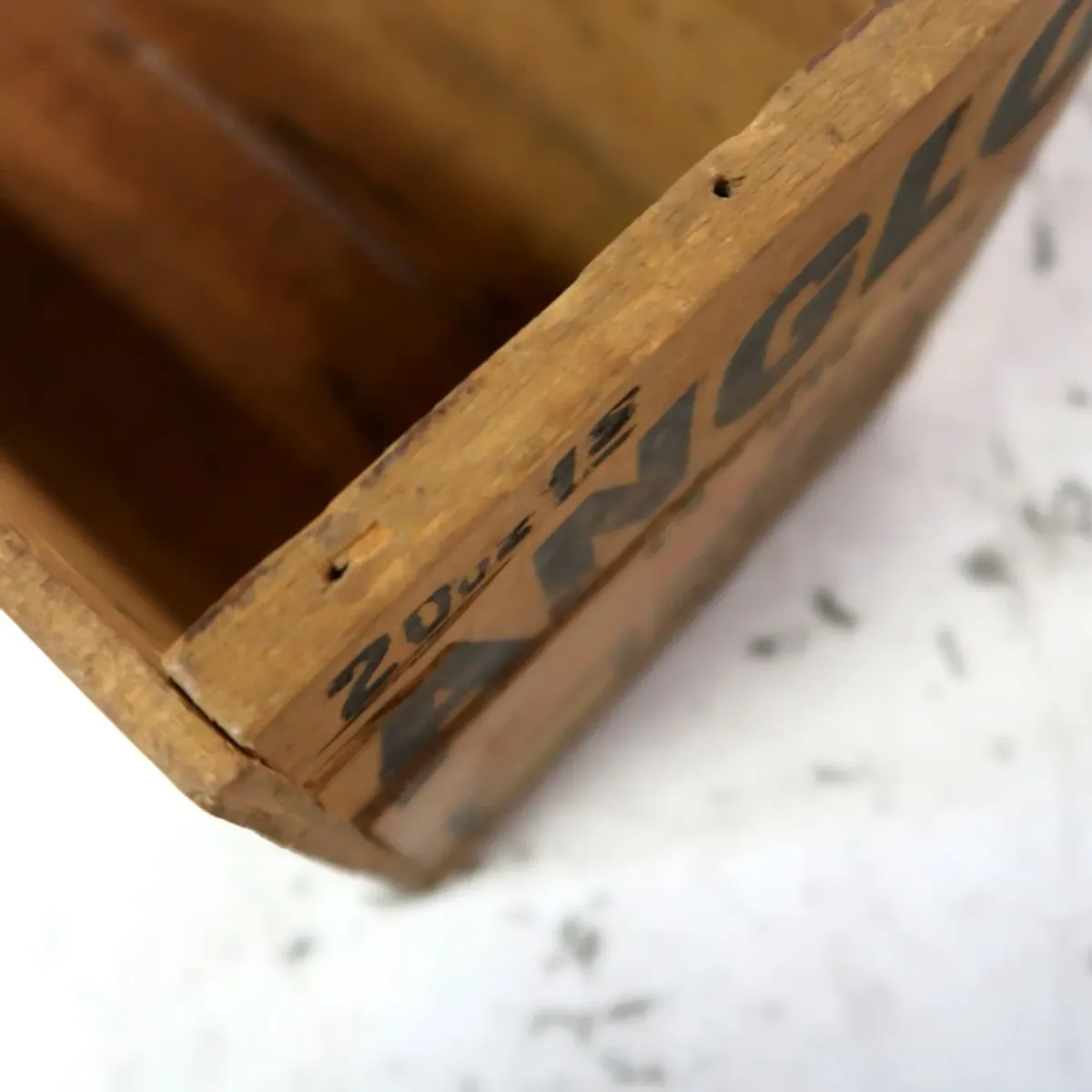 ANGLO ビンテージ ウッドボックス