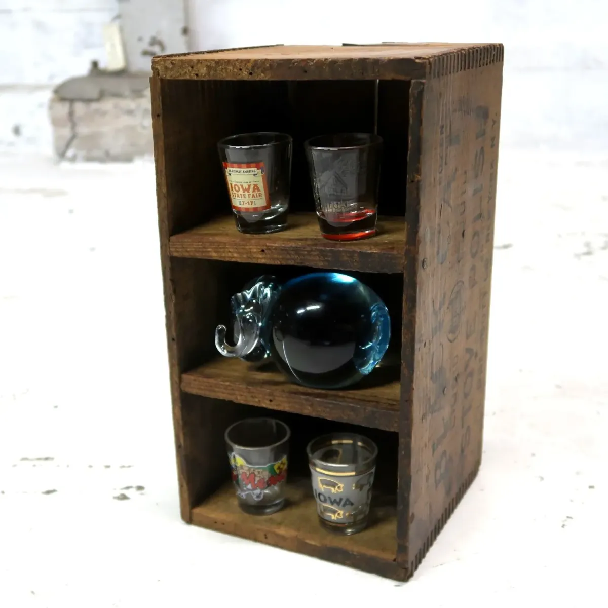 BLACK CAT ビンテージ ウッドボックス