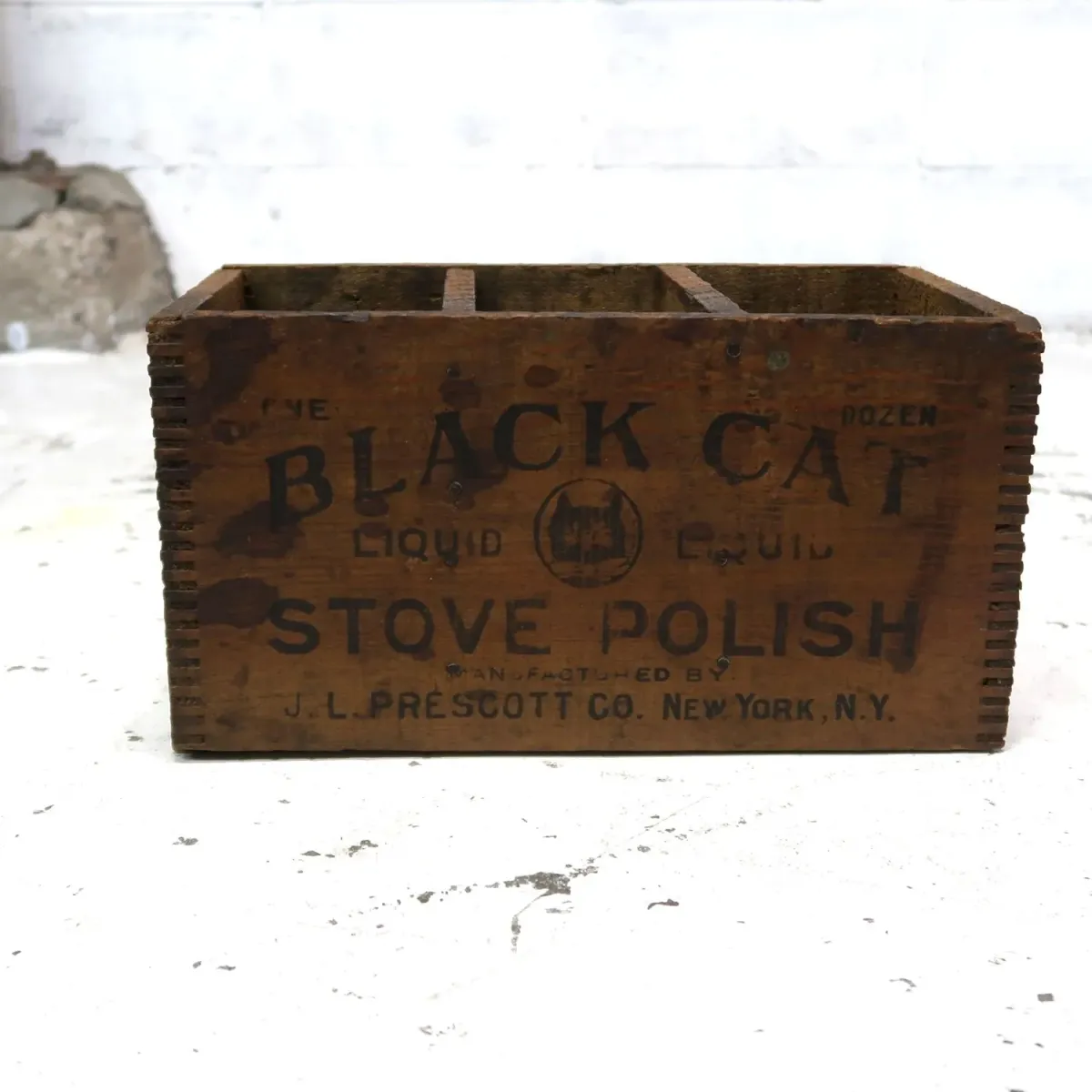 BLACK CAT ビンテージ ウッドボックス