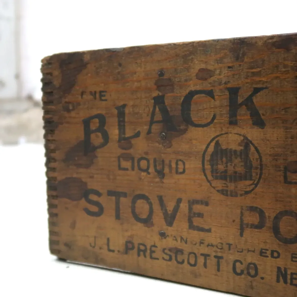 BLACK CAT ビンテージ ウッドボックス