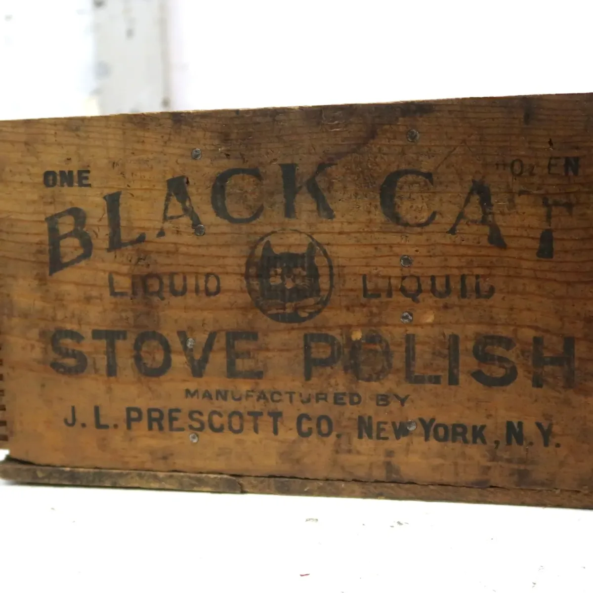 BLACK CAT ビンテージ ウッドボックス