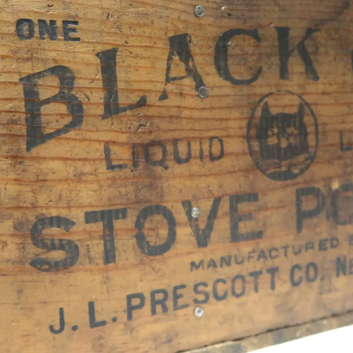 BLACK CAT ビンテージ ウッドボックス