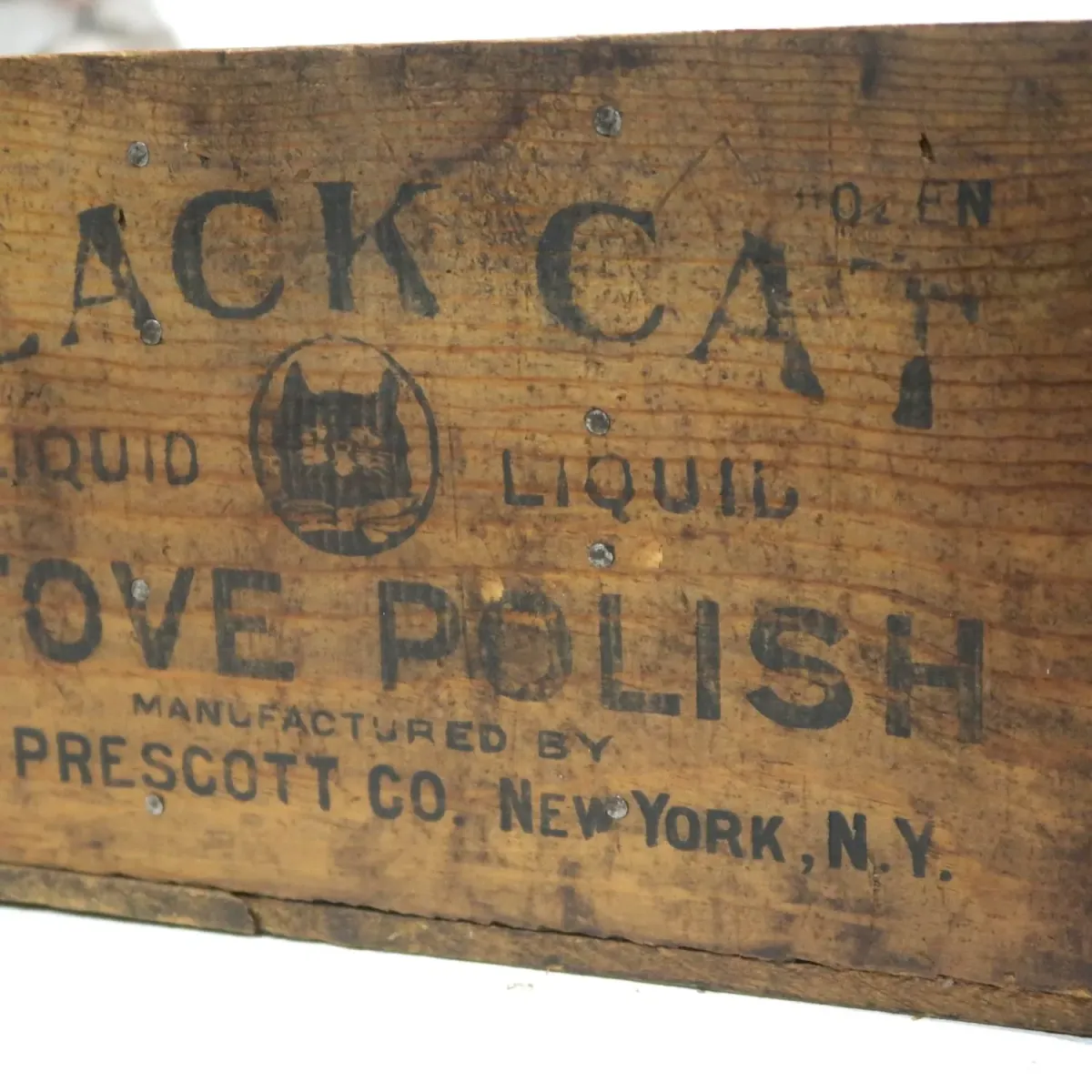 BLACK CAT ビンテージ ウッドボックス