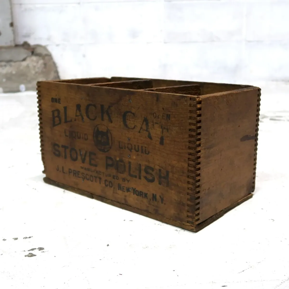 BLACK CAT ビンテージ ウッドボックス