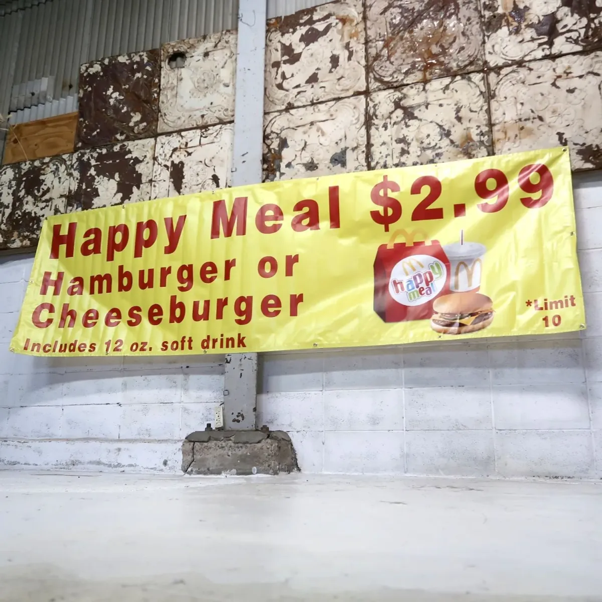 マクドナルド バナーフラッグ