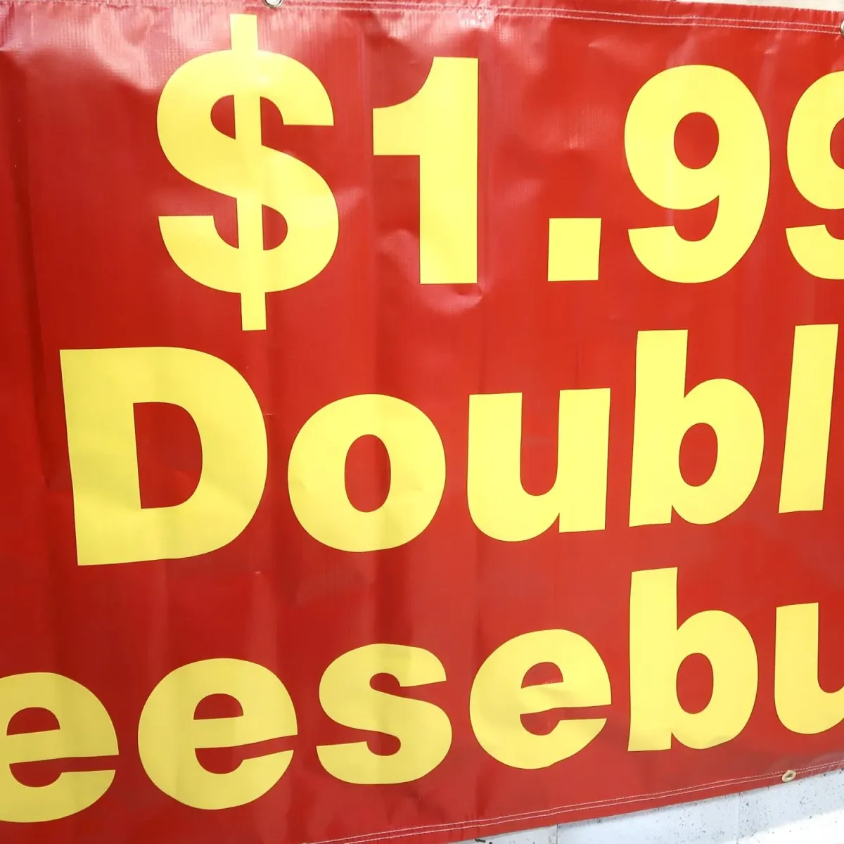 マクドナルド バナーフラッグ