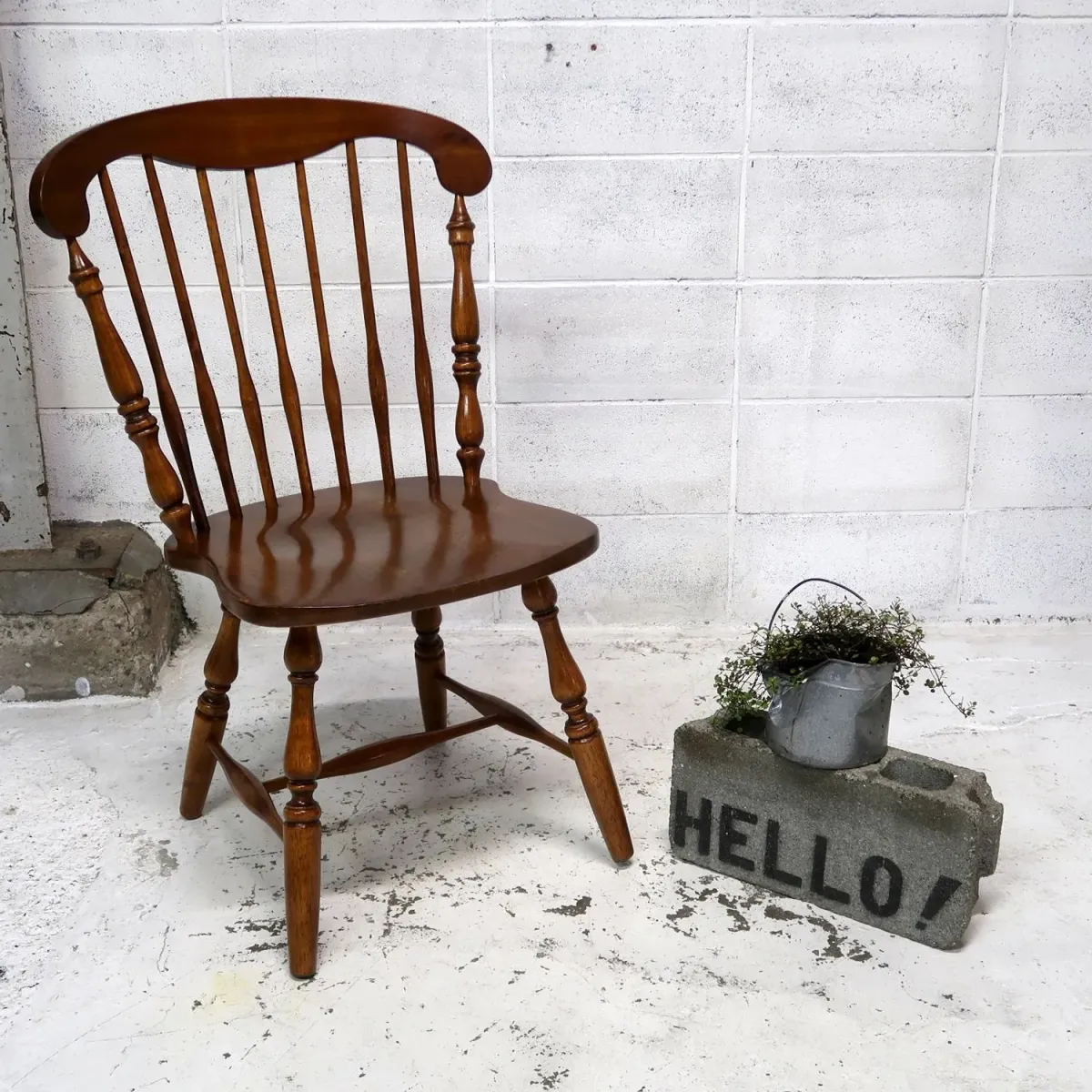 アンティーク ウッド ウィンザーチェア