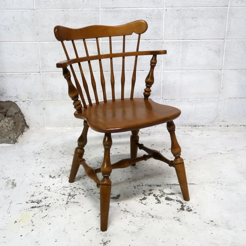 Ethan Allen アンティーク ウッド キャプテンチェア