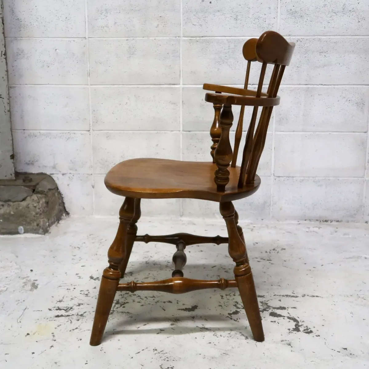 Ethan Allen アンティーク ウッド キャプテンチェア