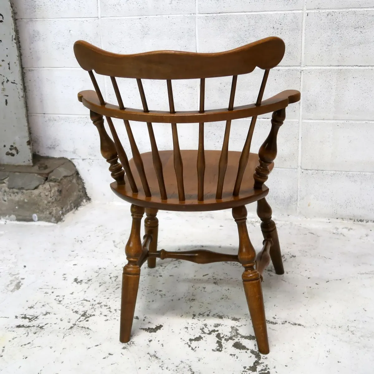 Ethan Allen アンティーク ウッド キャプテンチェア