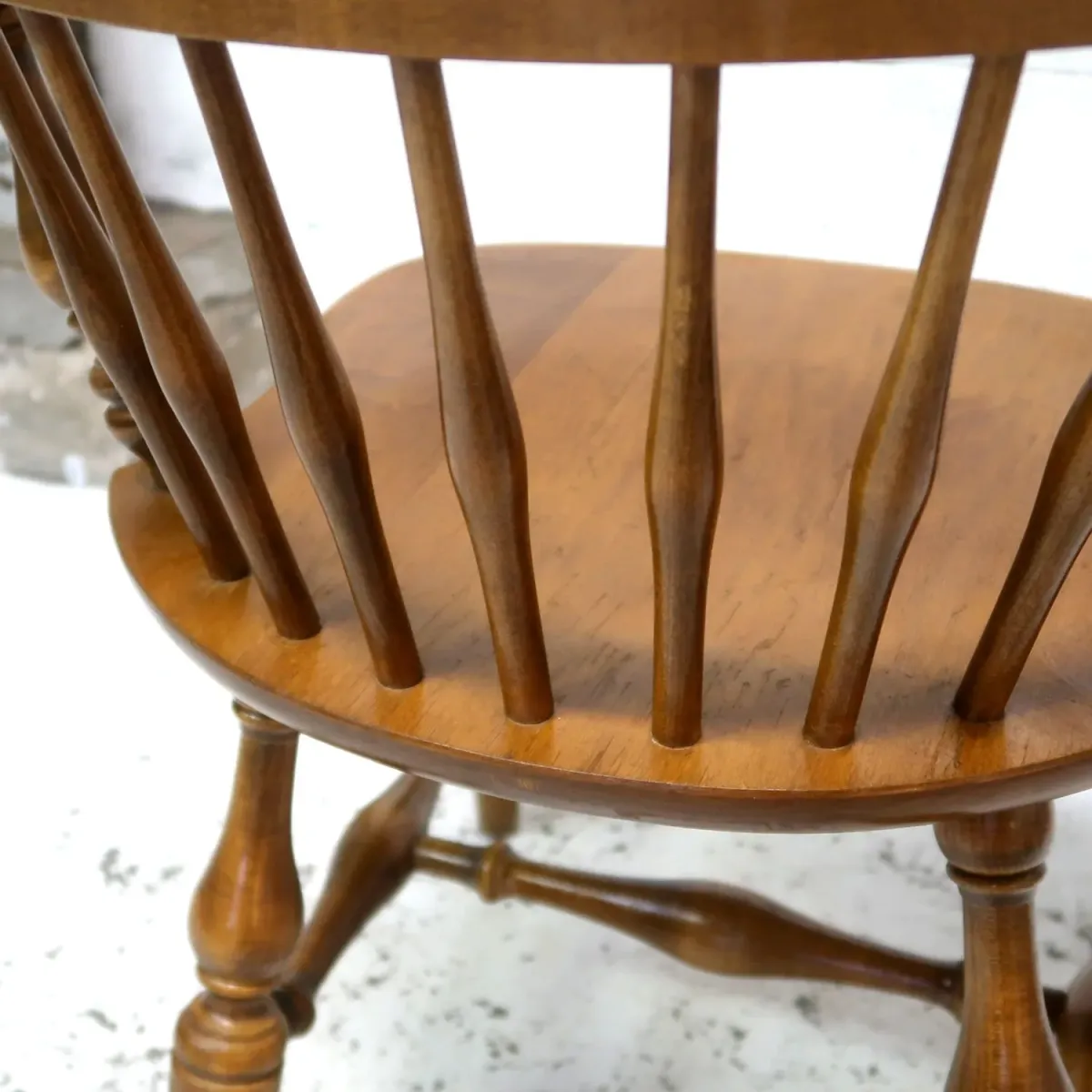 Ethan Allen アンティーク ウッド キャプテンチェア