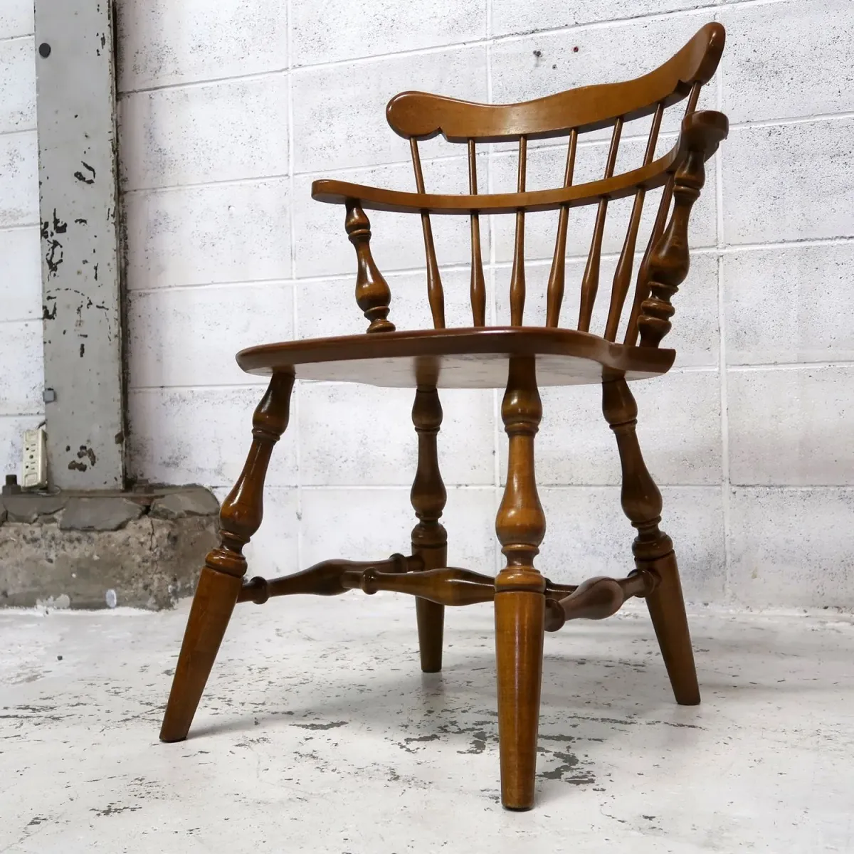 Ethan Allen アンティーク ウッド キャプテンチェア