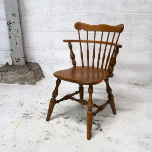 Ethan Allen アンティーク ウッド キャプテンチェア