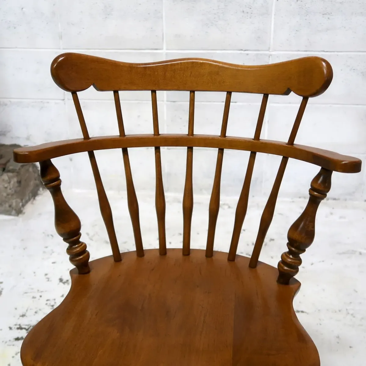 Ethan Allen アンティーク ウッド キャプテンチェア