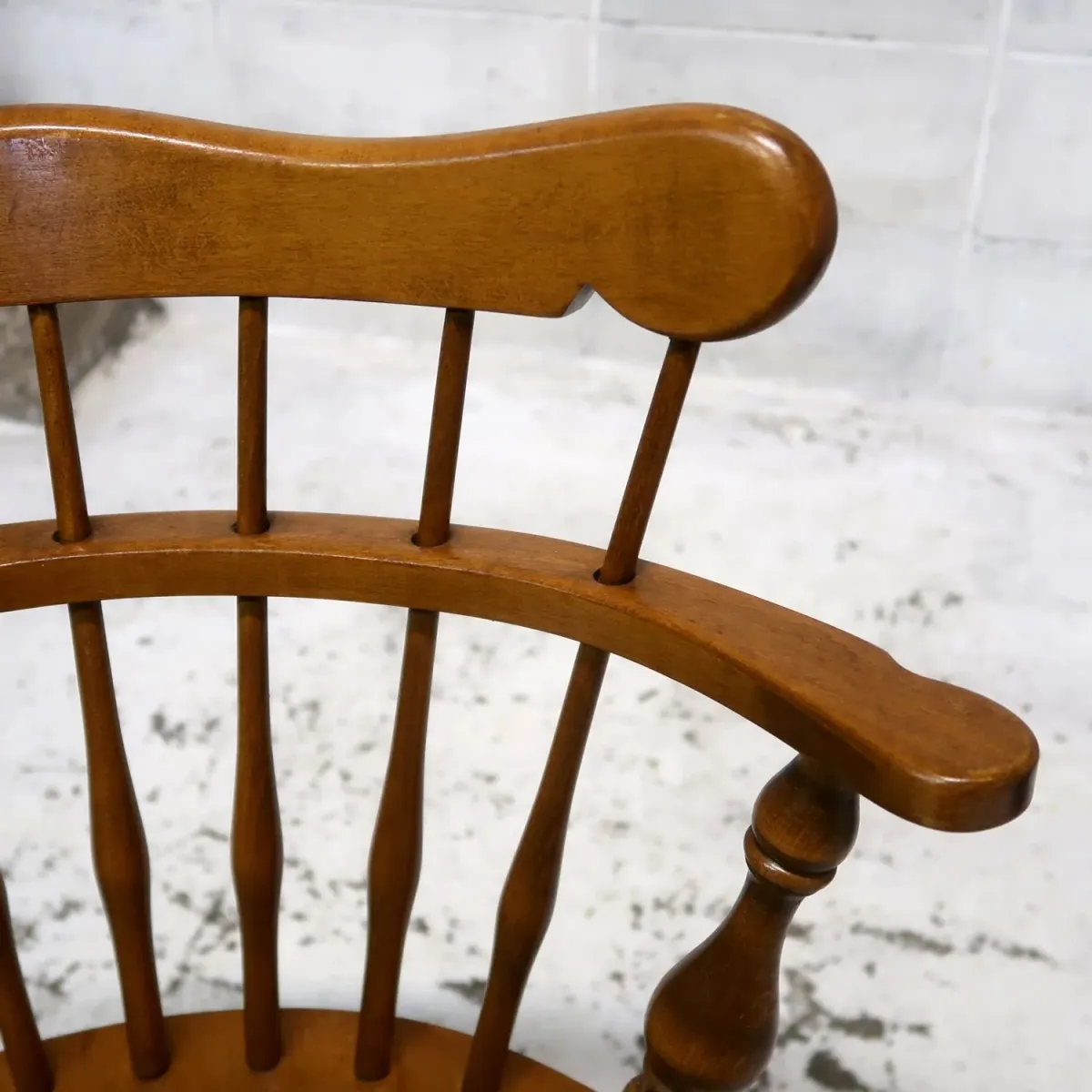 Ethan Allen アンティーク ウッド キャプテンチェア