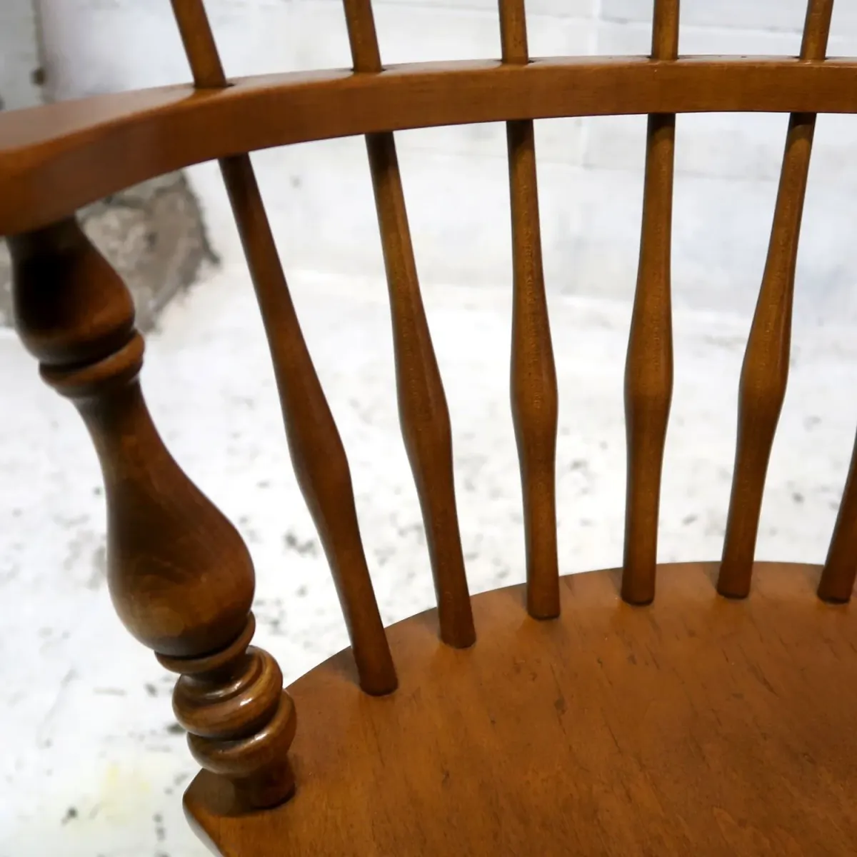 Ethan Allen アンティーク ウッド キャプテンチェア