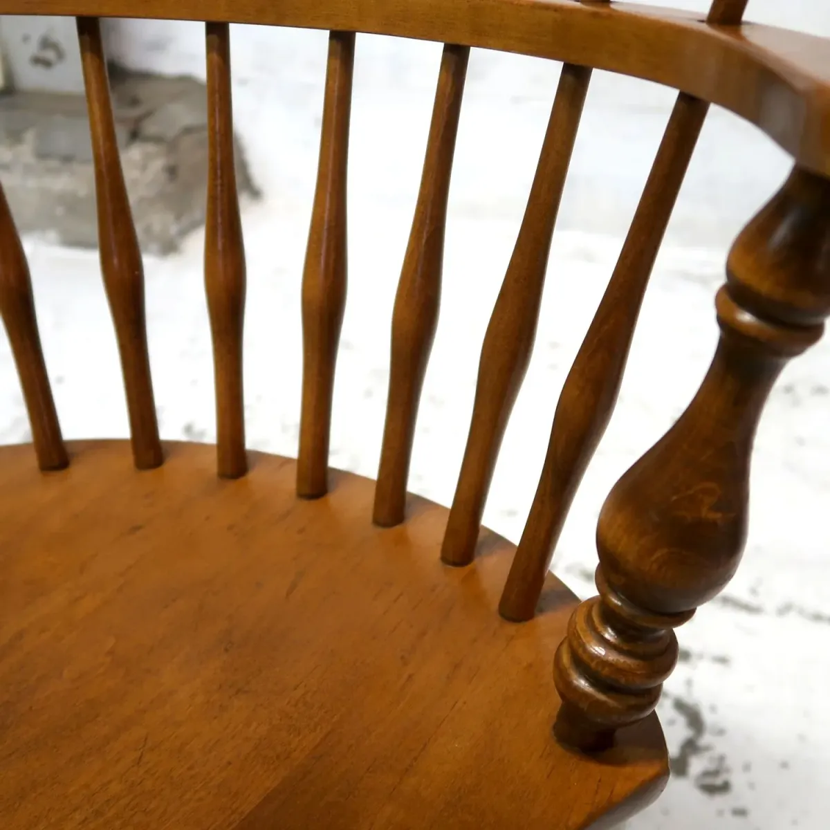 Ethan Allen アンティーク ウッド キャプテンチェア