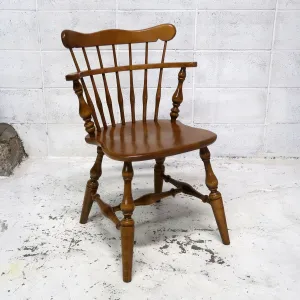 Ethan Allen アンティーク ウッド キャプテンチェア