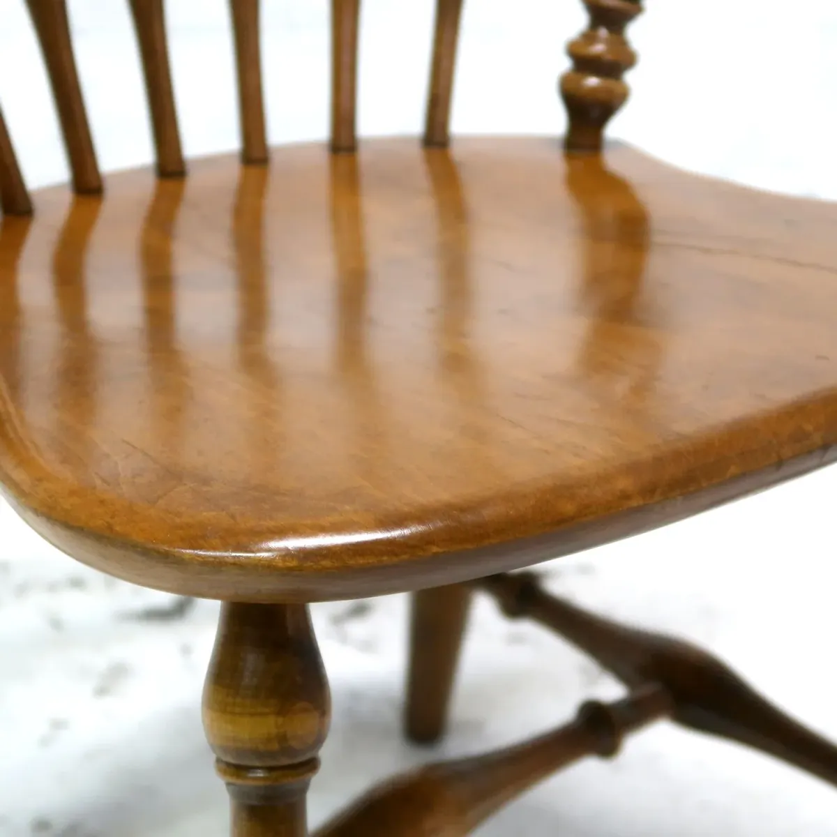 Ethan Allen アンティーク ウッド キャプテンチェア