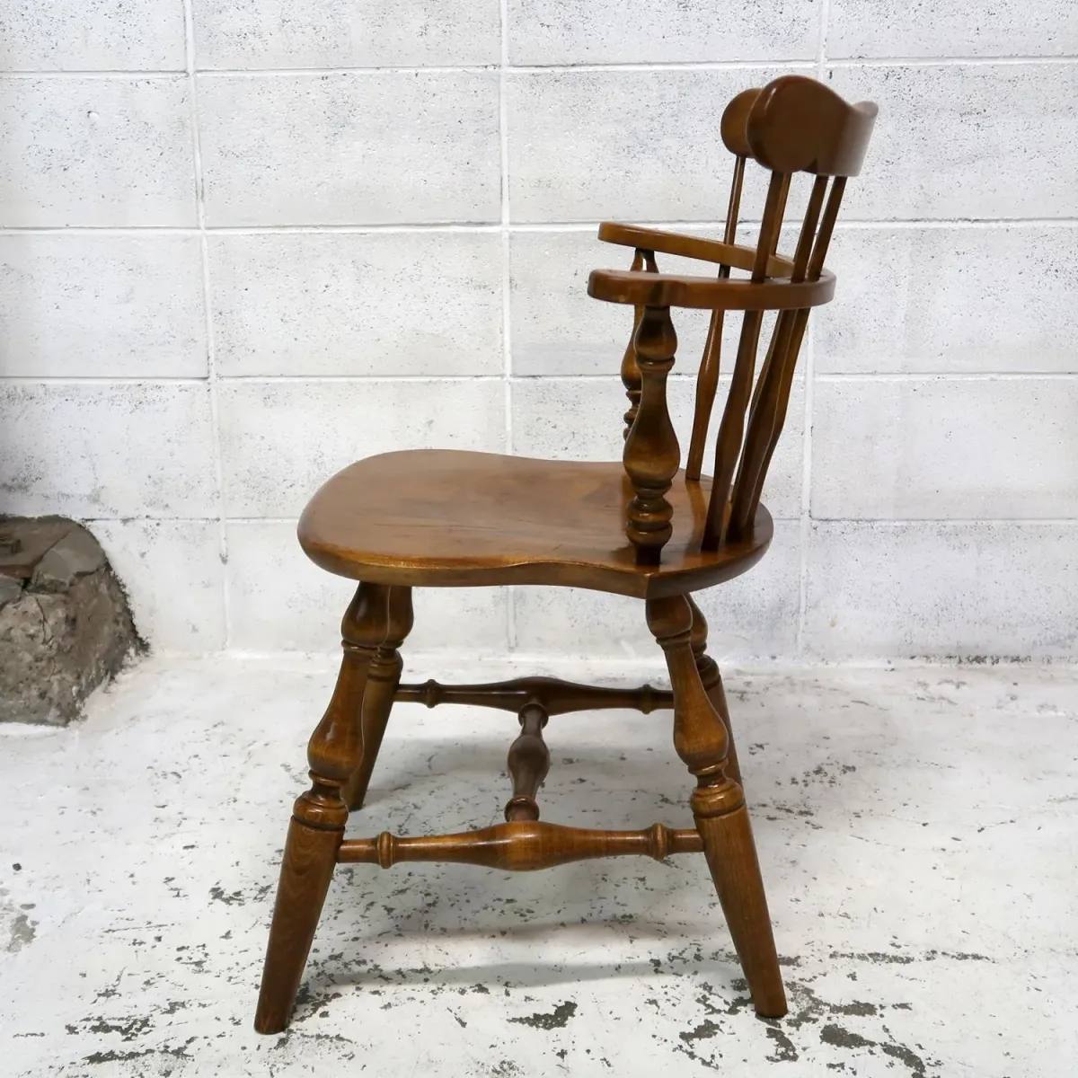 Ethan Allen アンティーク ウッド キャプテンチェア