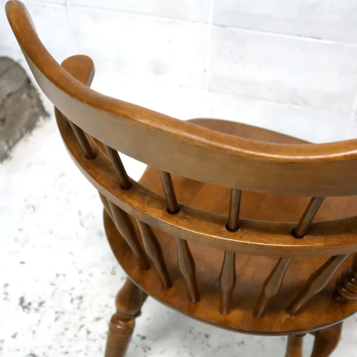 Ethan Allen アンティーク ウッド キャプテンチェア