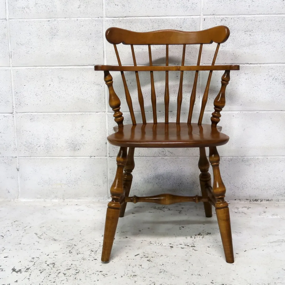 Ethan Allen アンティーク ウッド キャプテンチェア