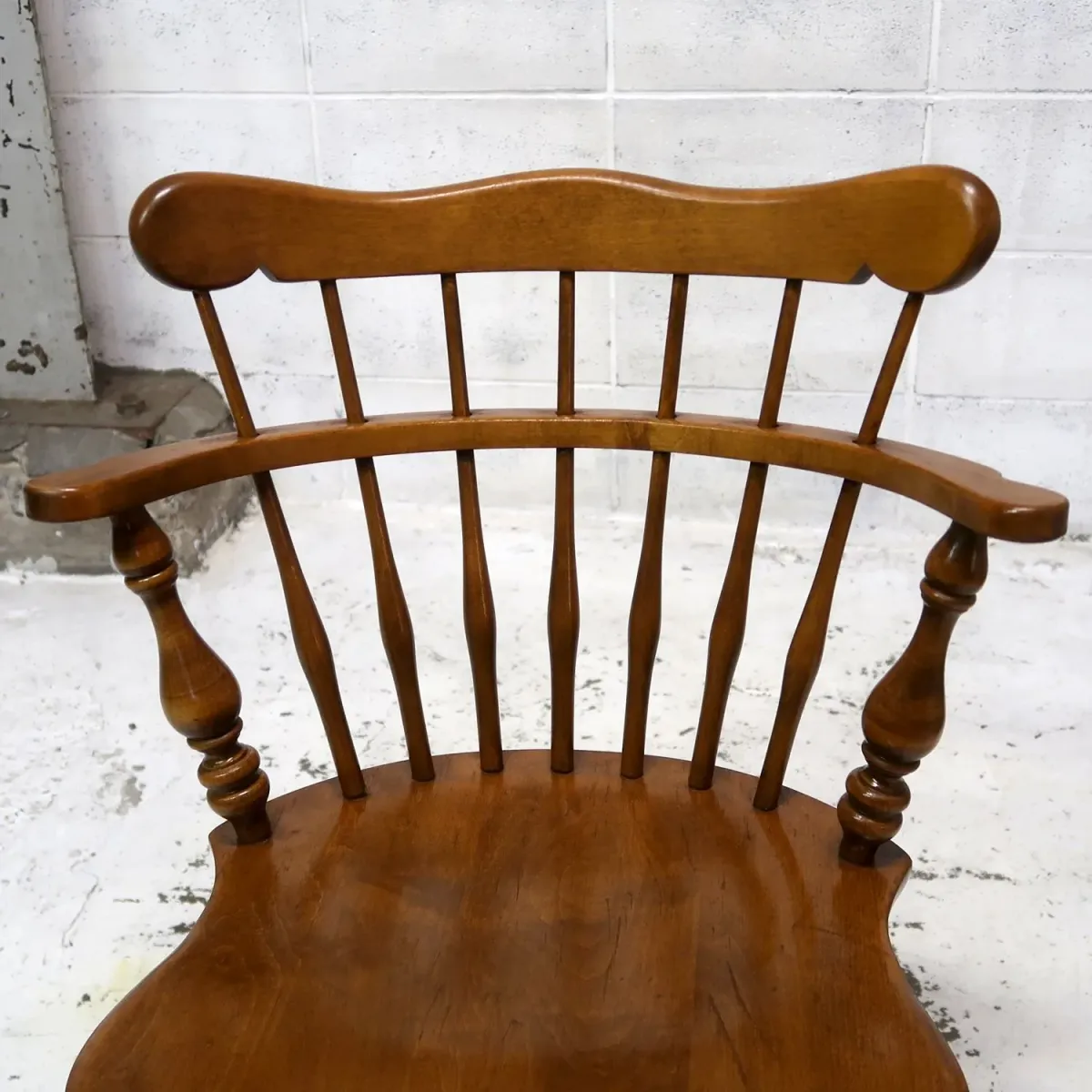 Ethan Allen アンティーク ウッド キャプテンチェア