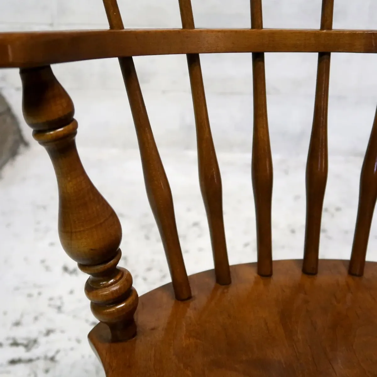 Ethan Allen アンティーク ウッド キャプテンチェア