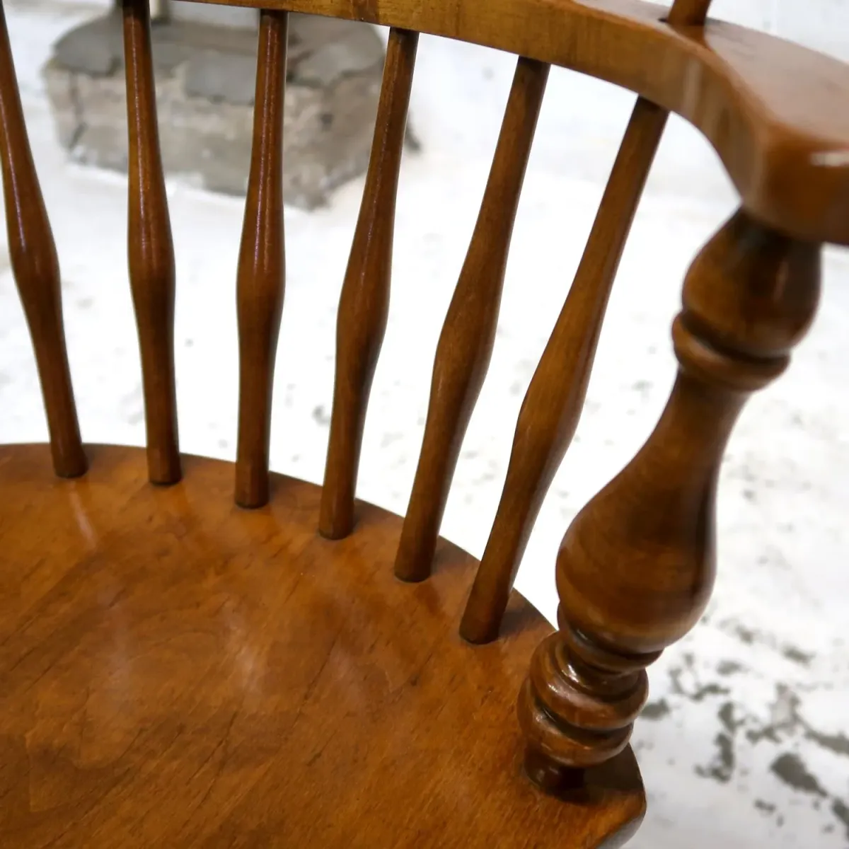 Ethan Allen アンティーク ウッド キャプテンチェア