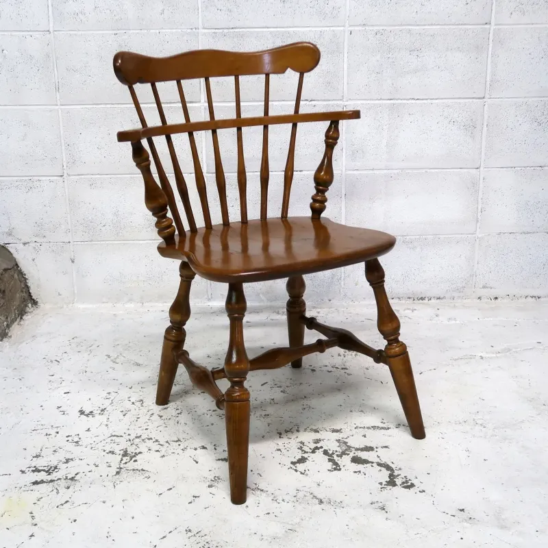 Ethan Allen アンティーク ウッド キャプテンチェア