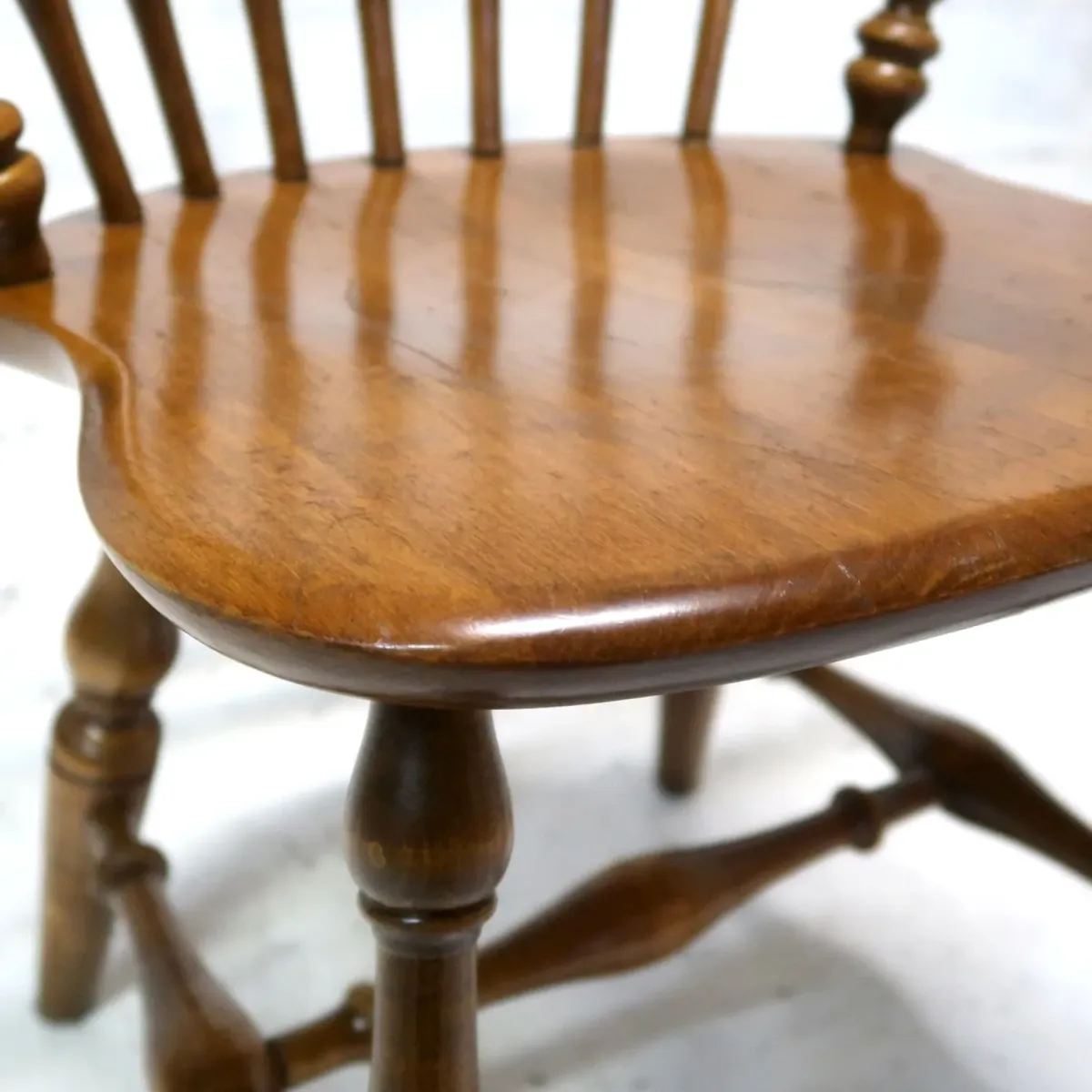 Ethan Allen アンティーク ウッド キャプテンチェア