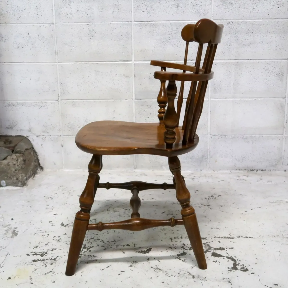 Ethan Allen アンティーク ウッド キャプテンチェア