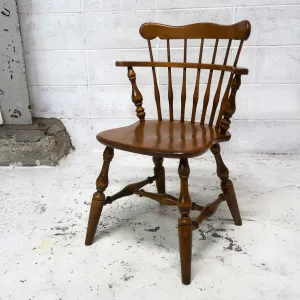 Ethan Allen アンティーク ウッド キャプテンチェア