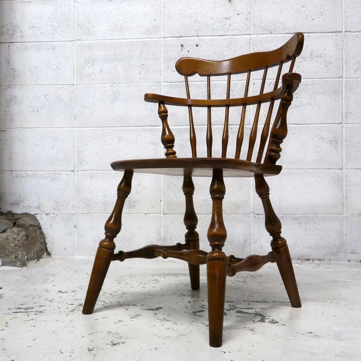 Ethan Allen アンティーク ウッド キャプテンチェア