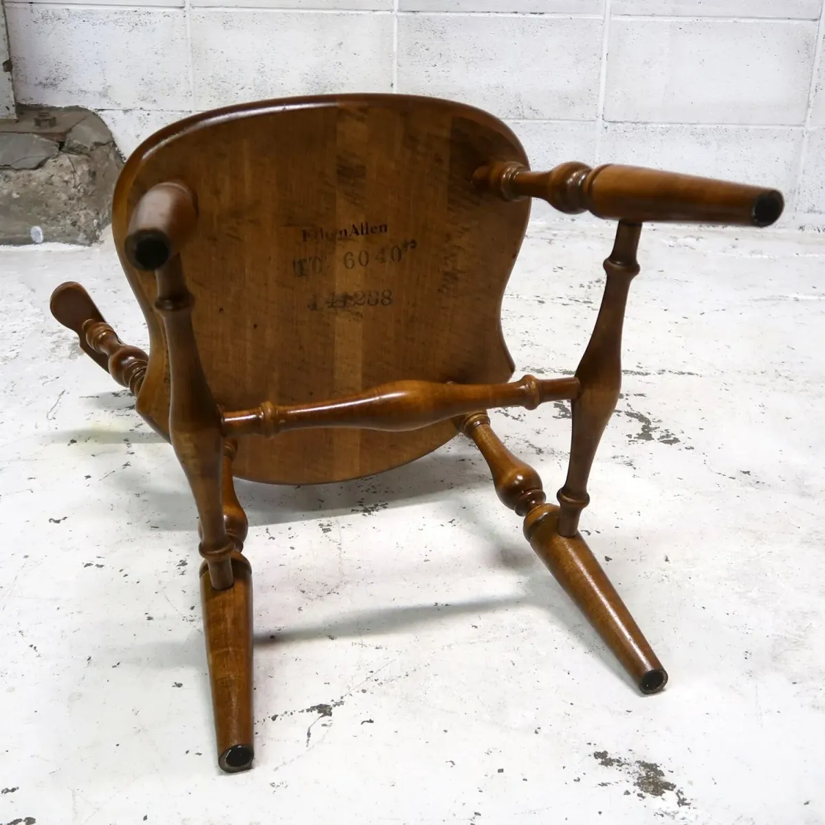 Ethan Allen アンティーク ウッド キャプテンチェア