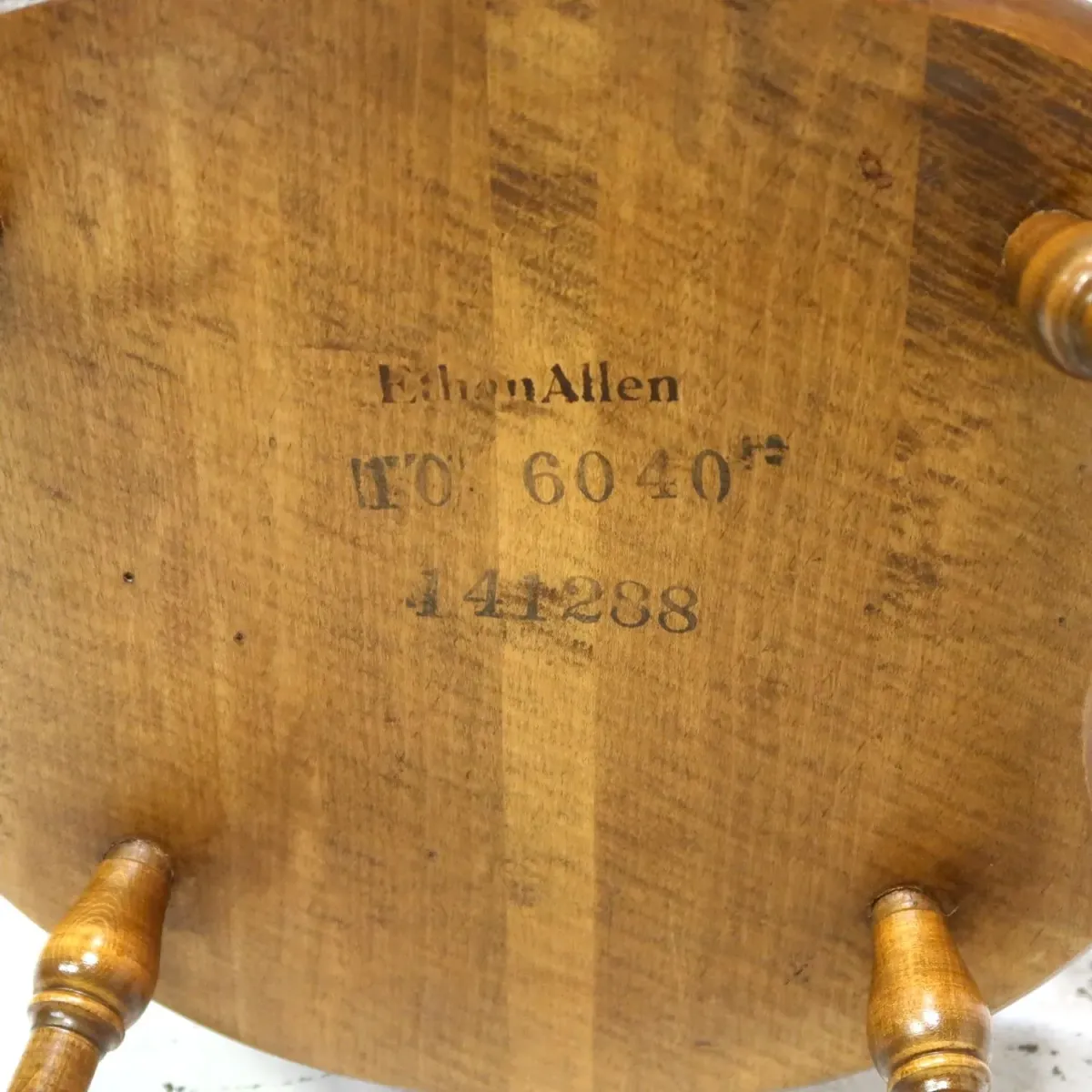 Ethan Allen アンティーク ウッド キャプテンチェア