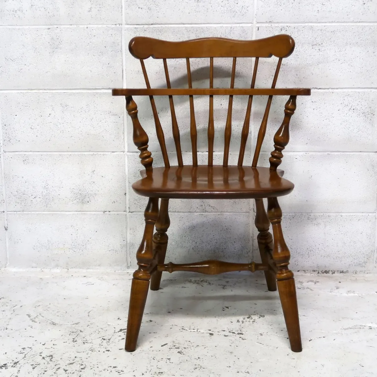 Ethan Allen アンティーク ウッド キャプテンチェア