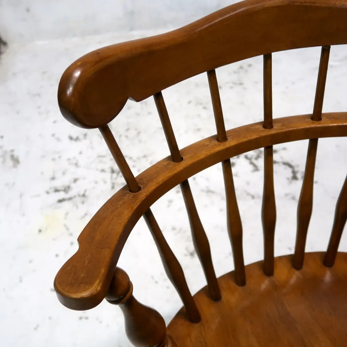 Ethan Allen アンティーク ウッド キャプテンチェア