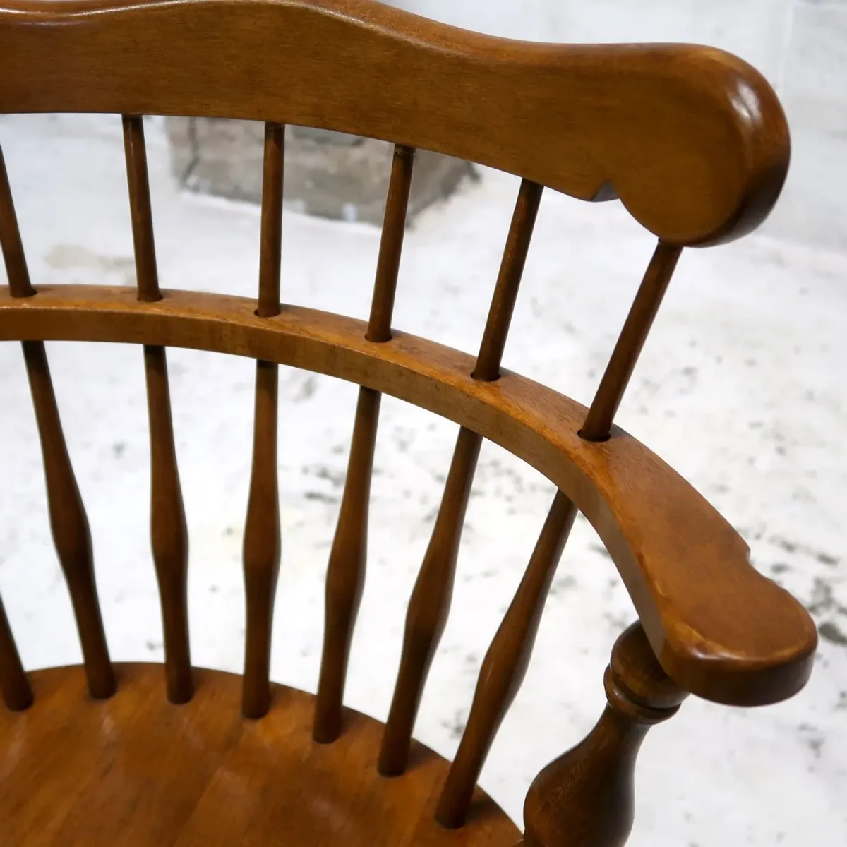 Ethan Allen アンティーク ウッド キャプテンチェア