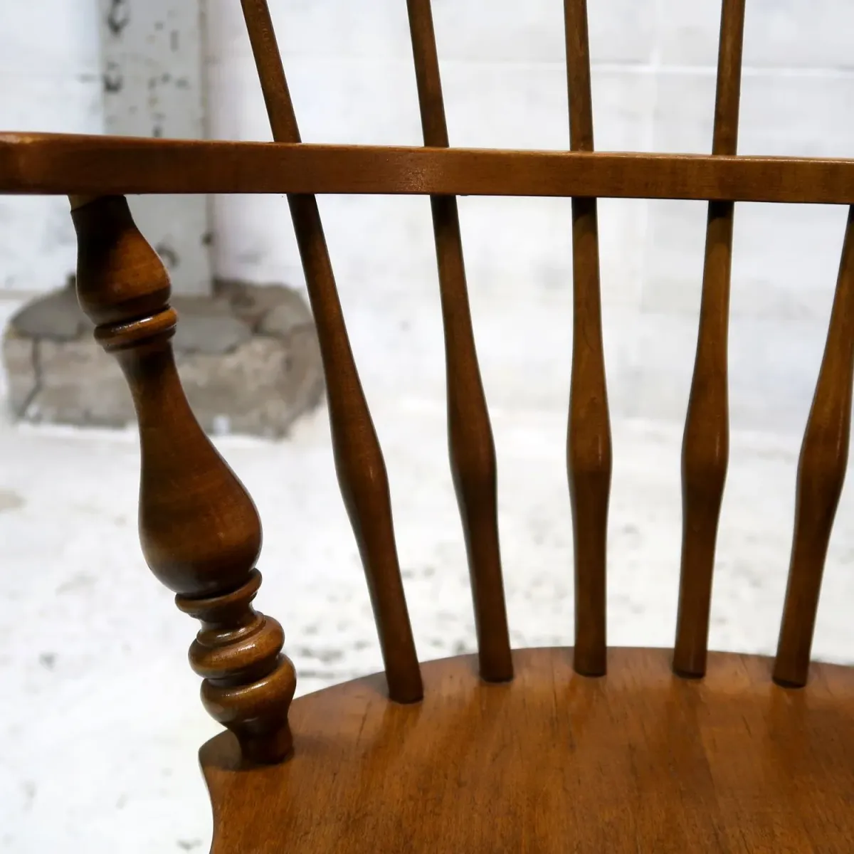 Ethan Allen アンティーク ウッド キャプテンチェア