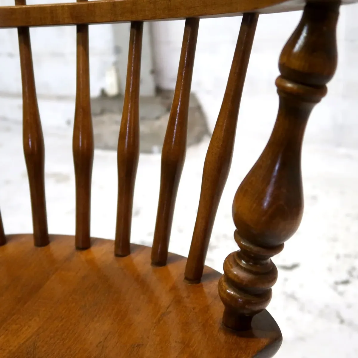 Ethan Allen アンティーク ウッド キャプテンチェア