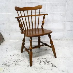 Ethan Allen アンティーク ウッド キャプテンチェア