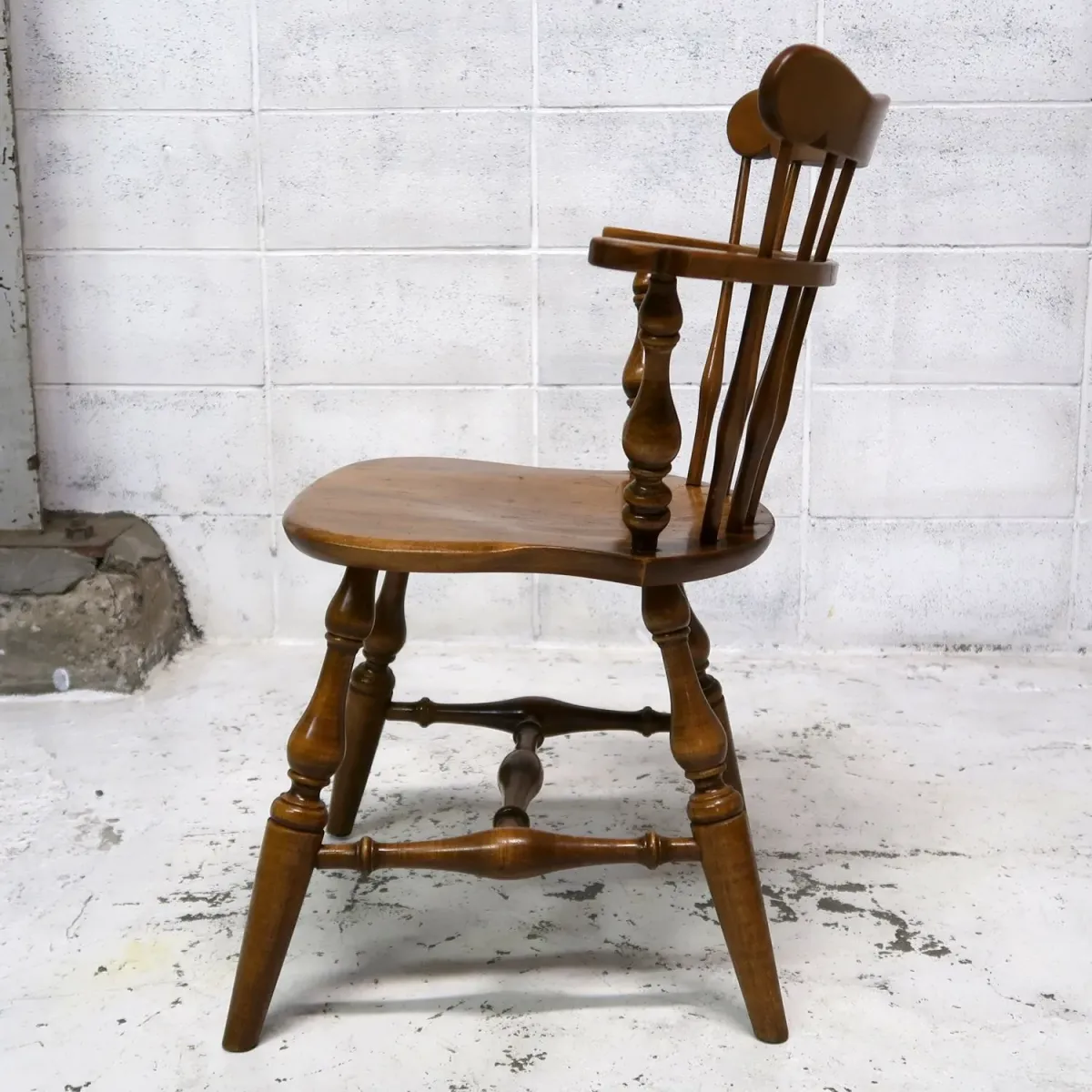 Ethan Allen アンティーク ウッド キャプテンチェア