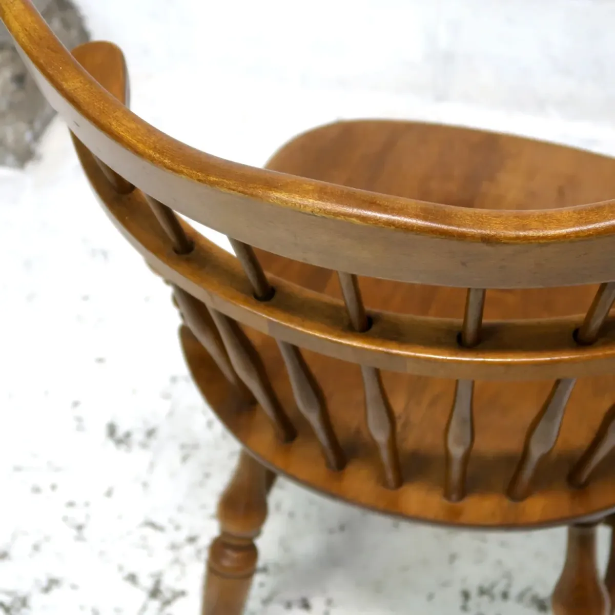 Ethan Allen アンティーク ウッド キャプテンチェア