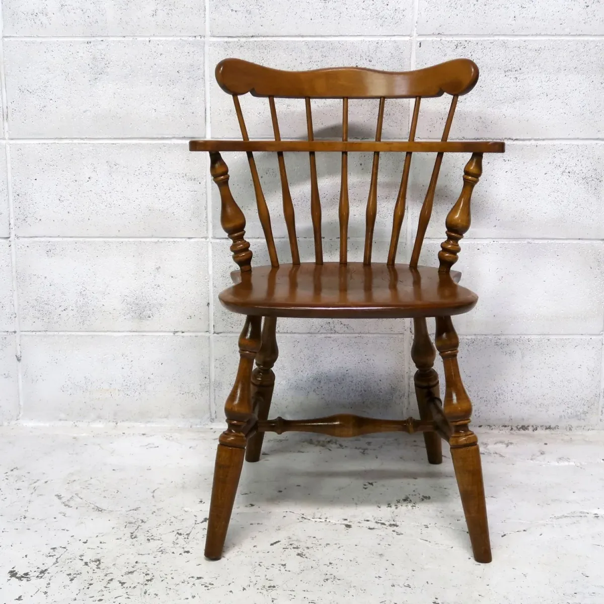 Ethan Allen アンティーク ウッド キャプテンチェア