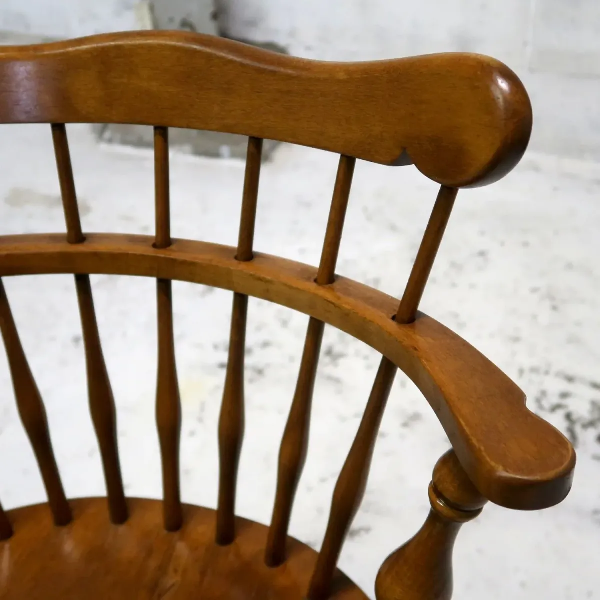 Ethan Allen アンティーク ウッド キャプテンチェア